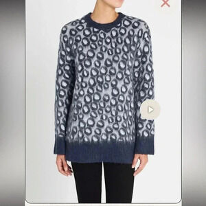 Current Elliott the Cali sweater‎ brushed leopard size 0